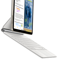 iPad Air gắn với Magic Keyboard